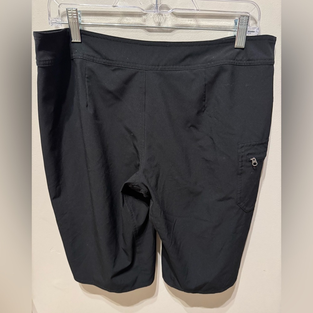 Patagonia Stretch Planing Boardshorts Women’s Size 10 Black Surf Shorts - Picture 8 of 8